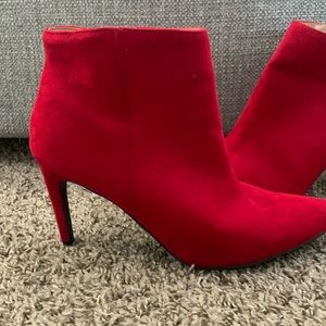 A new day red bootie size 9.5, worn once
